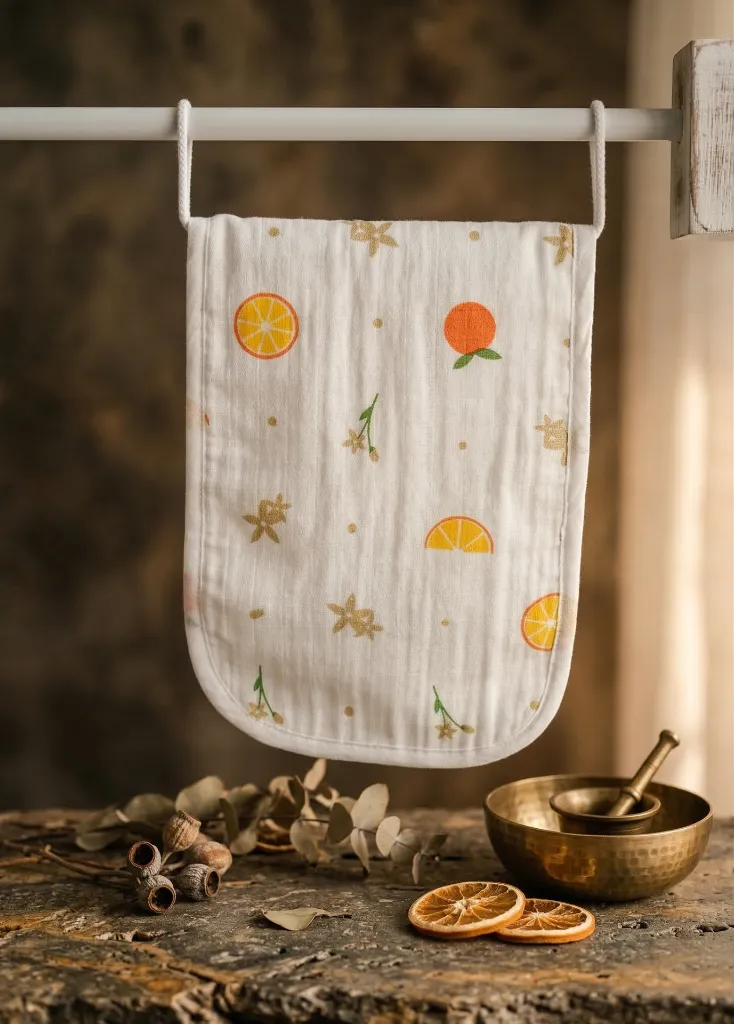 Lemon Burp cloth from ciizu.webp