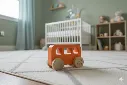 wooden Push Toy - School bus