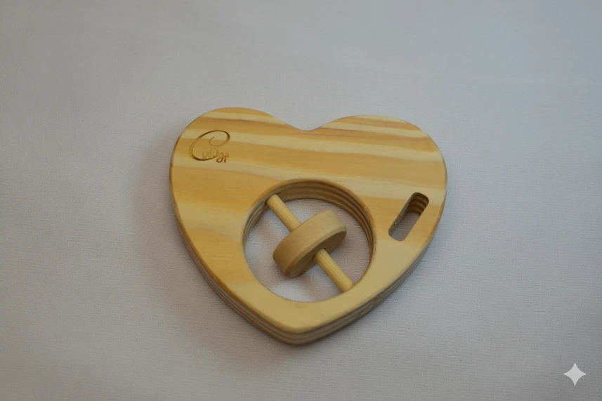 Heart Pine Rattle