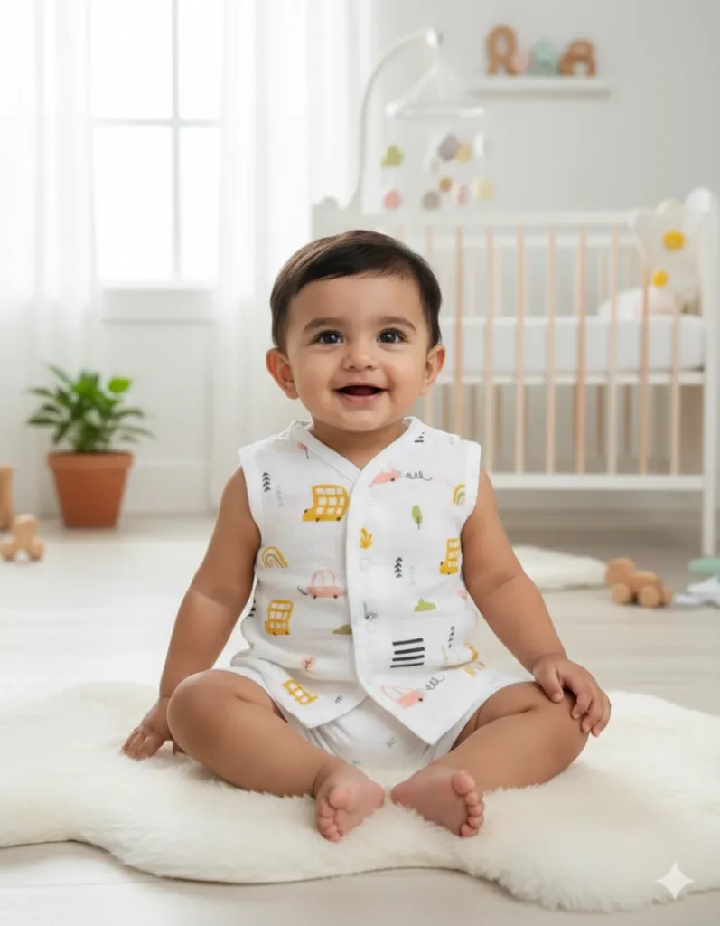 Front Button Jabla - Bus (0-3 Months)