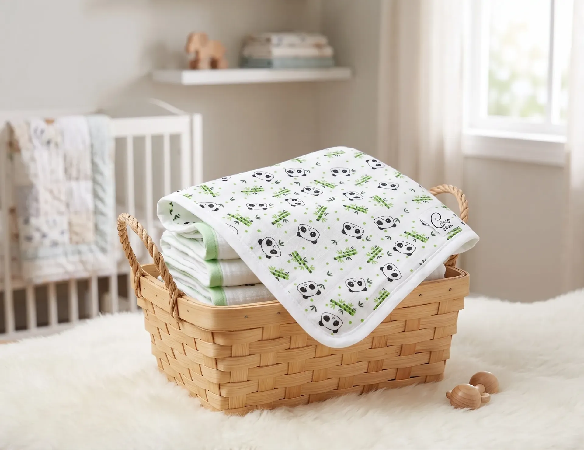 3 Layer wipes - panda