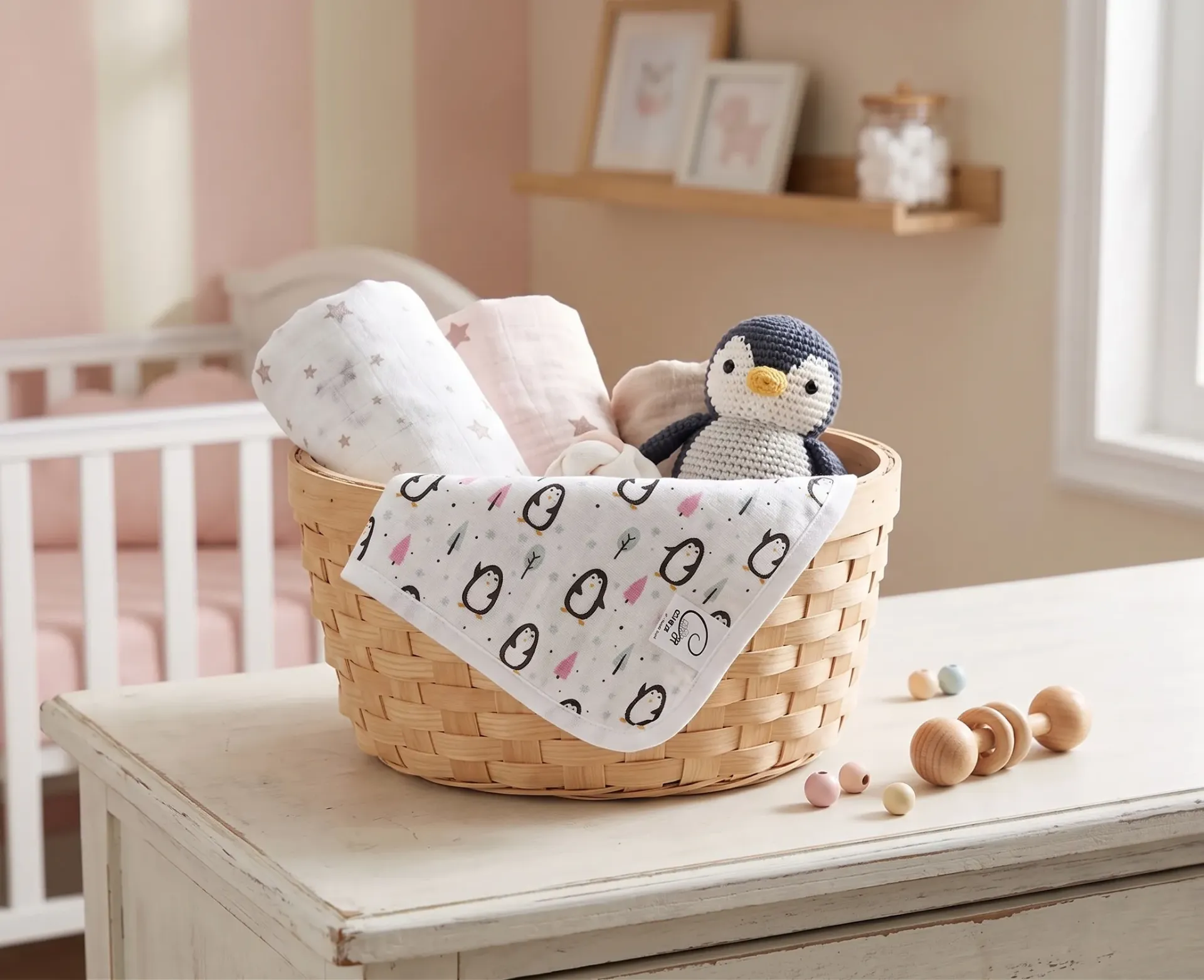 3 Layer wipes - Penquin