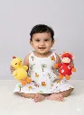 Top knot Frock - Coconut tree