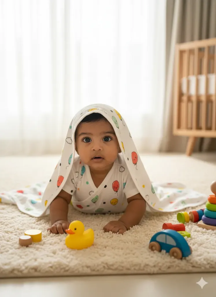2 layer Baloon Hooded towel