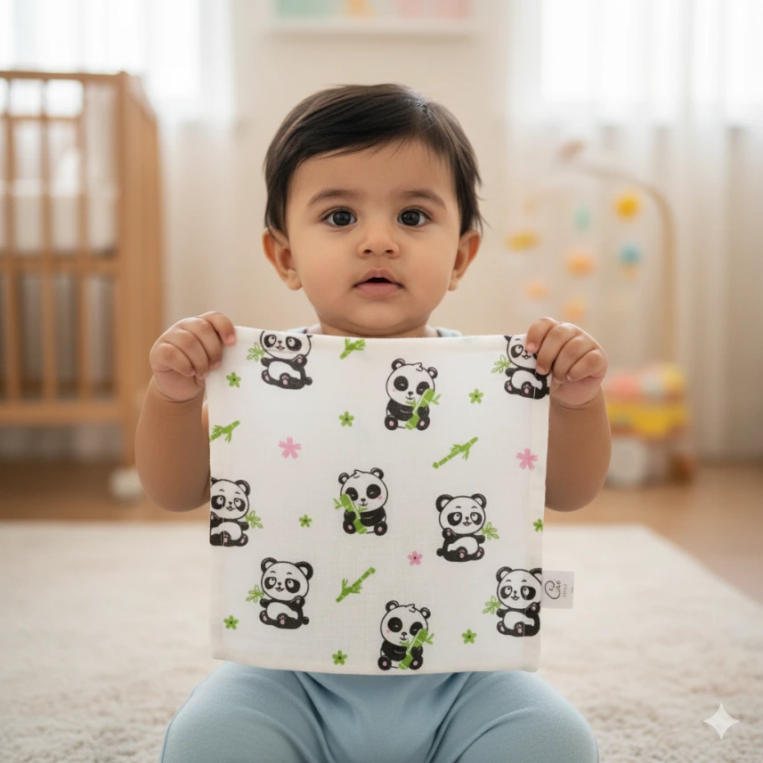 3 Layer wipes - Panda