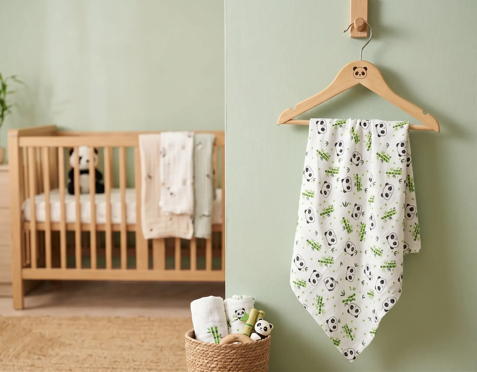 Premium Bath Towel - Panda